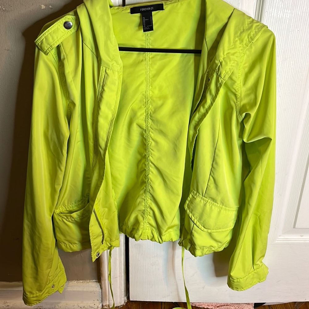 Thin cute green jacket